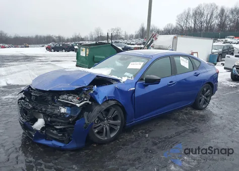 2023 Acura Tlx A-Spec Package z USA, uszkodzony, nr VIN 19UUB6F53PA003918